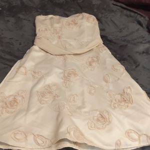 White House Black Market NEW cream dress with tags